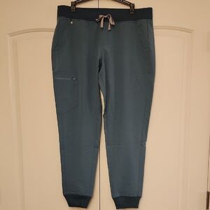 Figs Blue Jogger Pants with Pocket